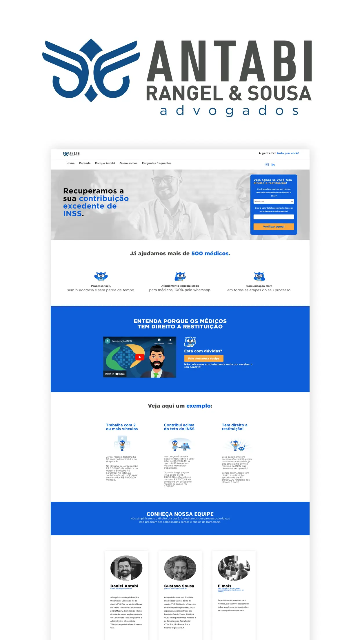 Antabi Landing Page
