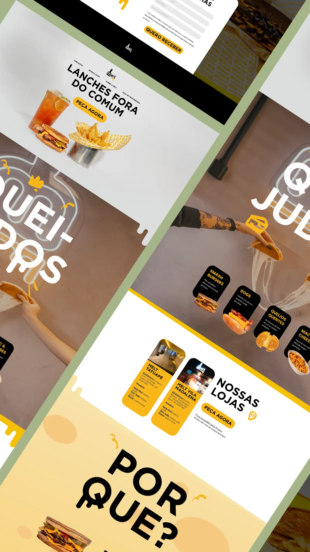 Melt Lanches Website